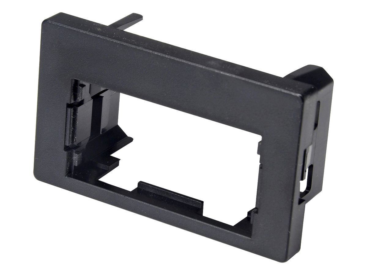 Montageadapter Cecoflex AV, FLF, 1-fach, schwarz