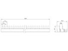 Kammschiene Siemens SENTRON 5ST37740 für Kompakt, 1LN 10mm² 60TE