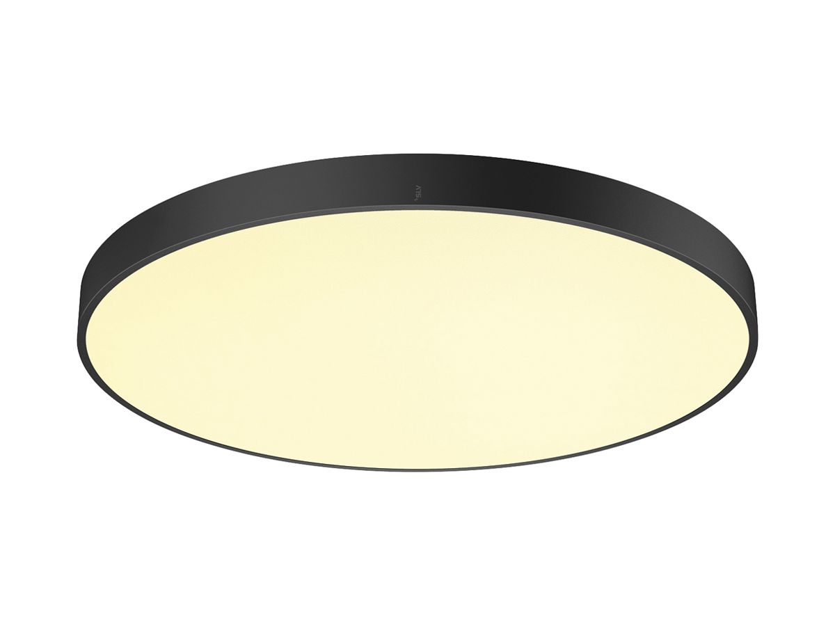 LED-Deckenleuchte SLV MEDO PRO 90 75W 9100lm 930/940 IP50 DALI Ø900mm schwarz