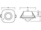 EB-Bewegungssensor LEDVANCE VIVARES ZB O SENS 220-240