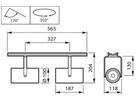 LED-Spotleuchte Philips ST321Y für CoreLine, 38.5W, 840, 4900lm, 38° weiss