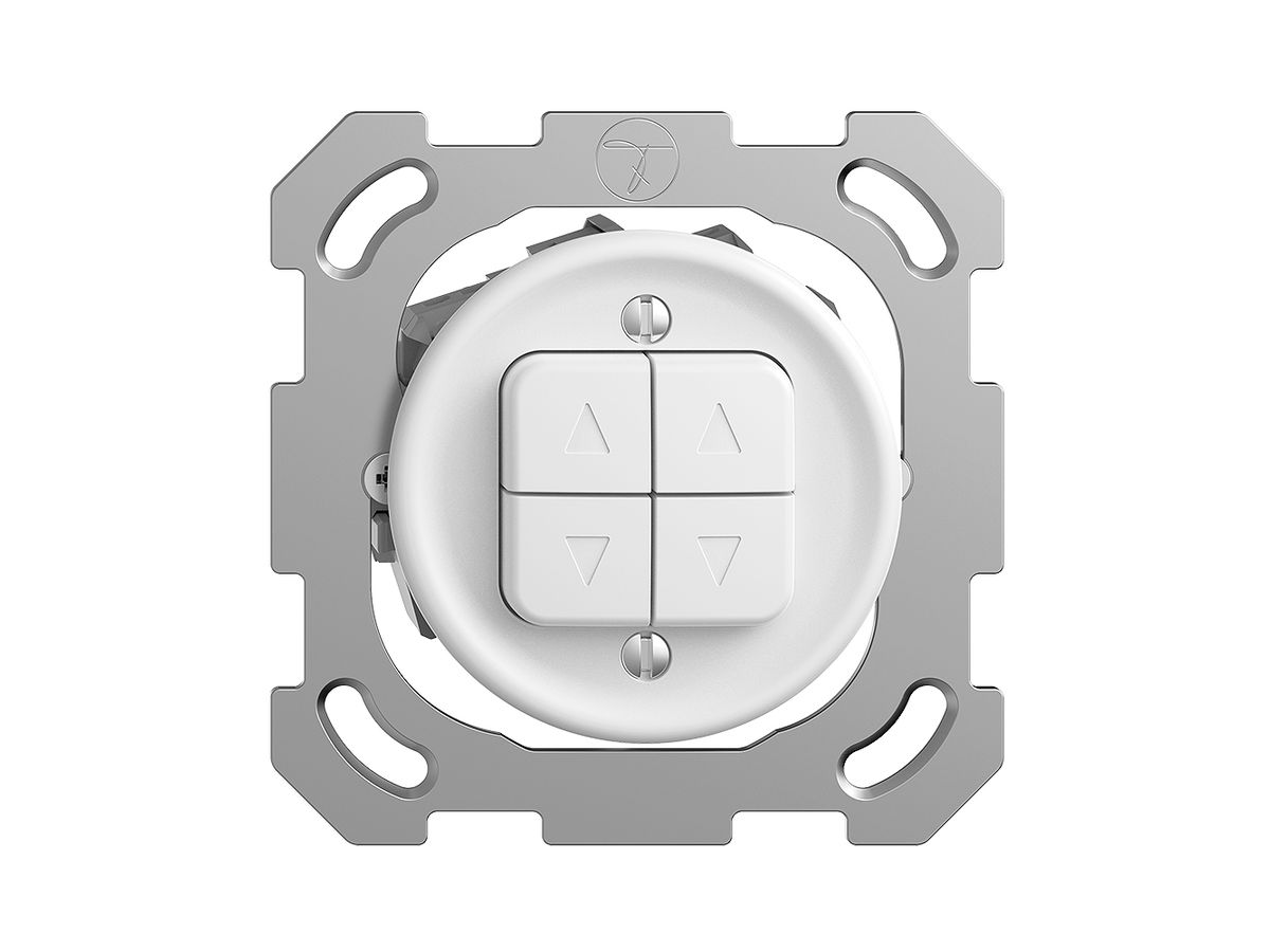 UP-Storenschalter STANDARDdue QM weiss 2-Kanäle