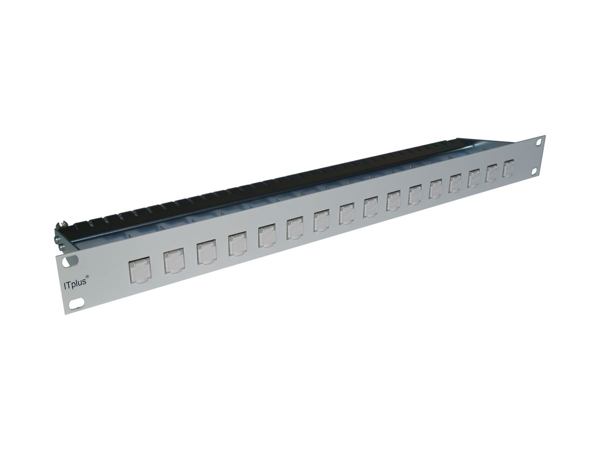 Panel Kat.6 1HE 16F.16RJ45/s weiss