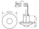 UP-Präsenzmelder ESYLUX PD-C 360i/8 DUO DALI mit GST, weiss