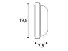 LED-Decken-/Wandleuchte SLV TERANG 2, 11W 680lm 3000K IP44 anthrazit