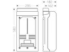 AP-Kleinverteiler Hensel KV9339 295×583×182mm/162