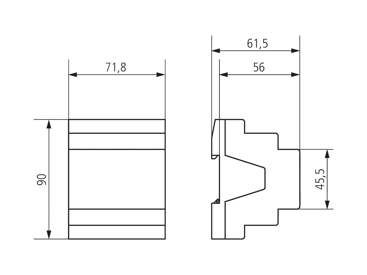 REG-Fan-Coil-Aktor KNX Theben FCA 2