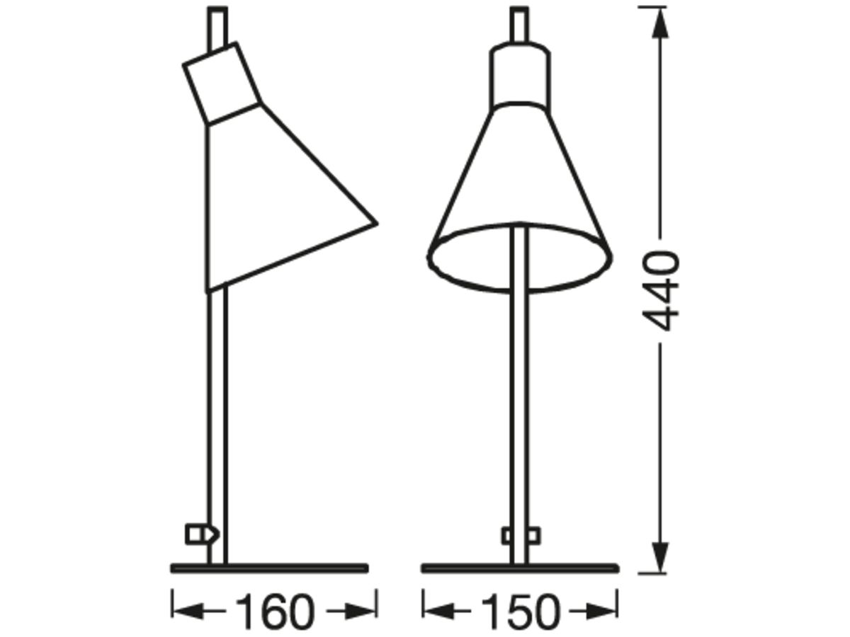 LED-Tischleuchte LEDVANCE DECOR TOKIO 5W 260lm 3000K schwarz