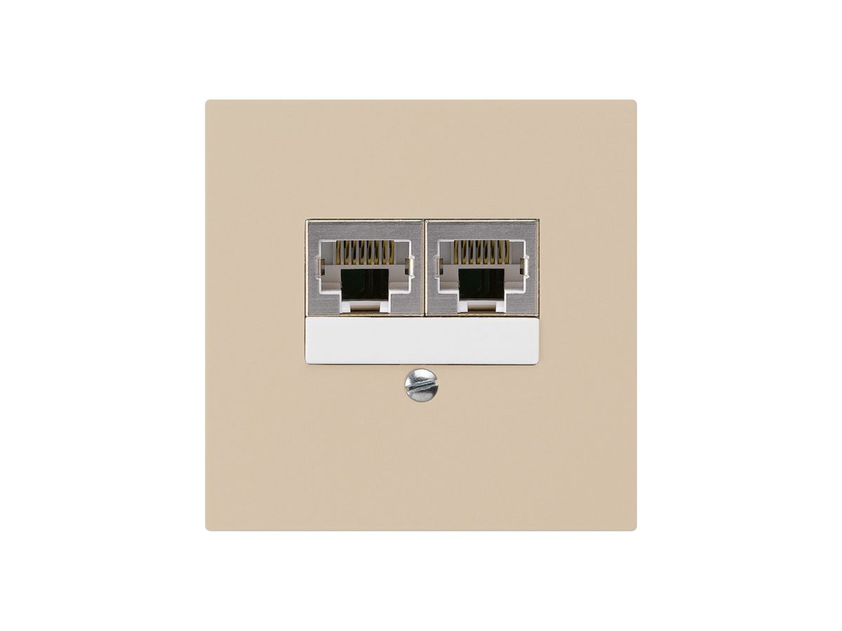 UP-Dose kallysto 2×RJ45s parallel beige