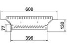 T-Abgang BET RAA 85×400mm Stahl feuerverzinkt