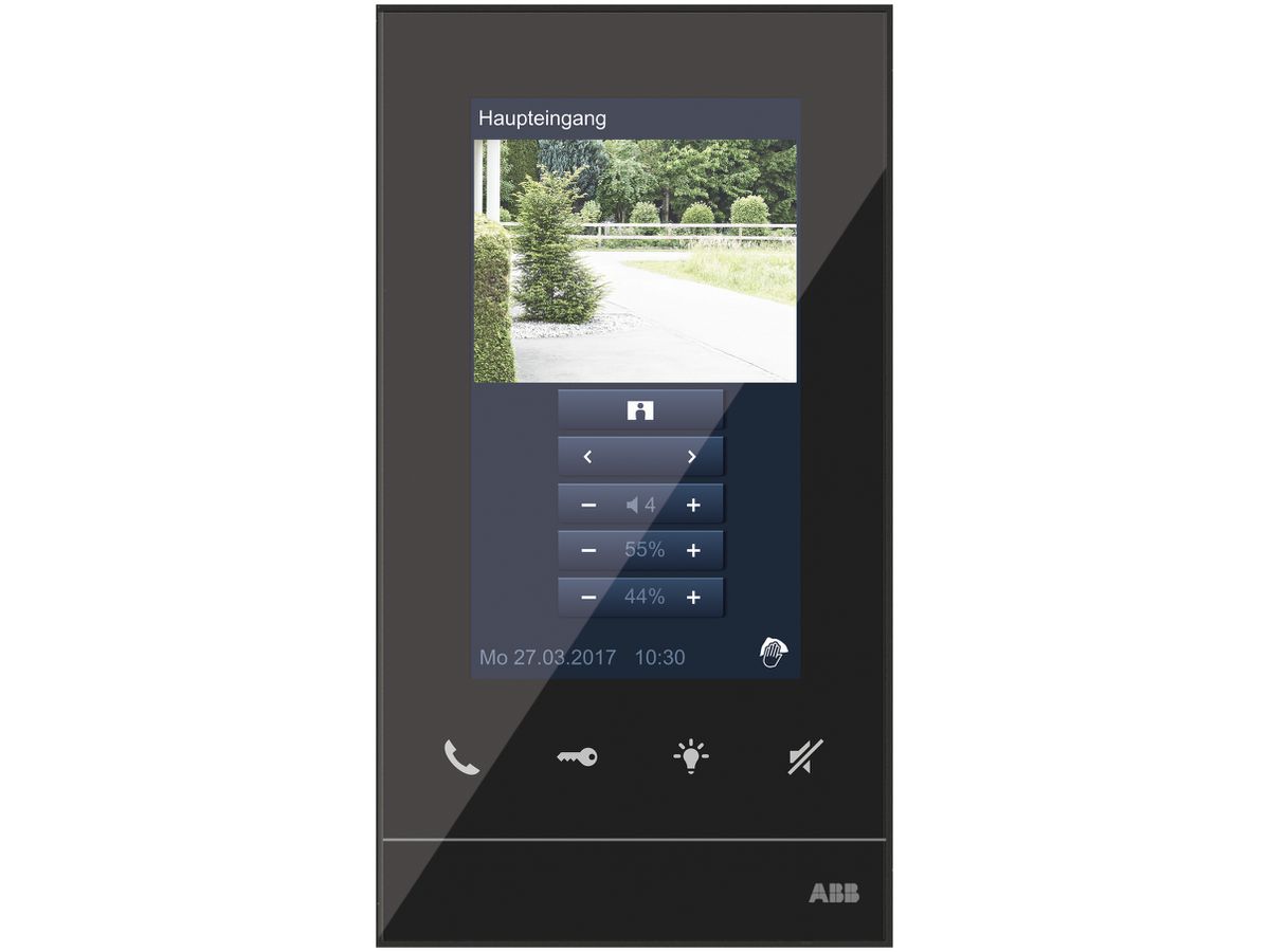 AP-Innenstation ABB-Welcome Video 126mm (5") Touch-Display, schwarz