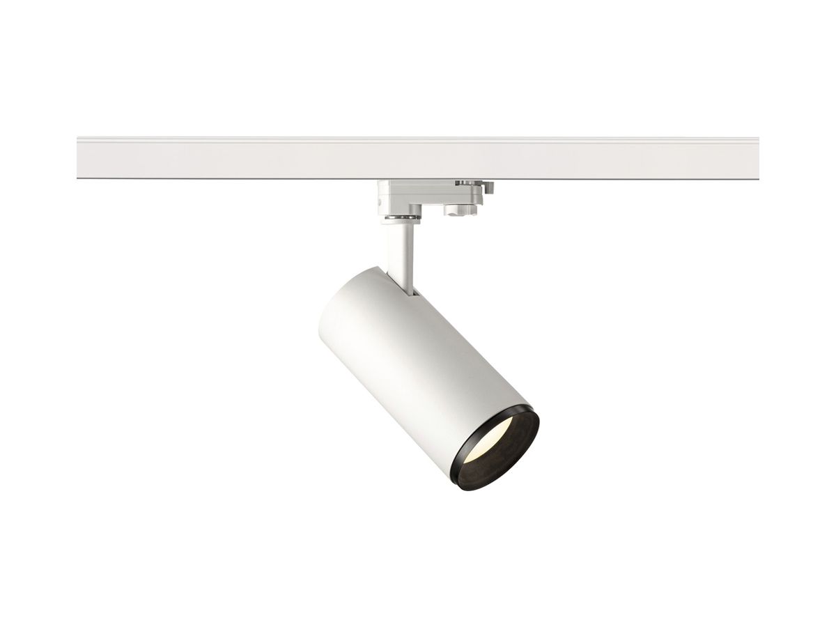 LED-Spot SLV 3~ NUMINOS M PHASE 20W 2125lm 4000K 24° Ø85×185mm weiss