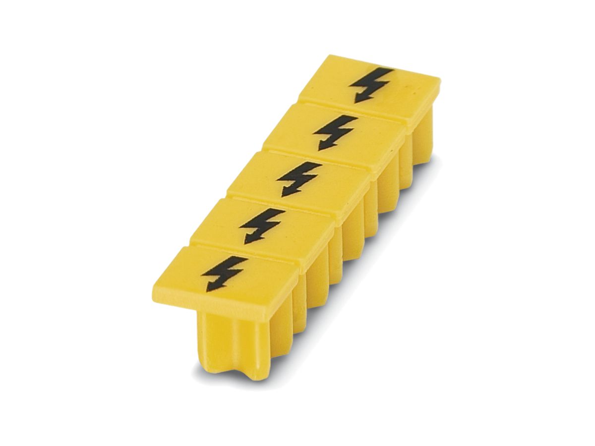 Warnabdeckung 5L CLIPLINE gelb für Klemmenbreite 5.2mm