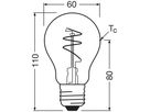 LED-Lampe Osram Vintage 1906 E27 4.9W 470lm 827 DIM Ø60×110mm Typ A Gold