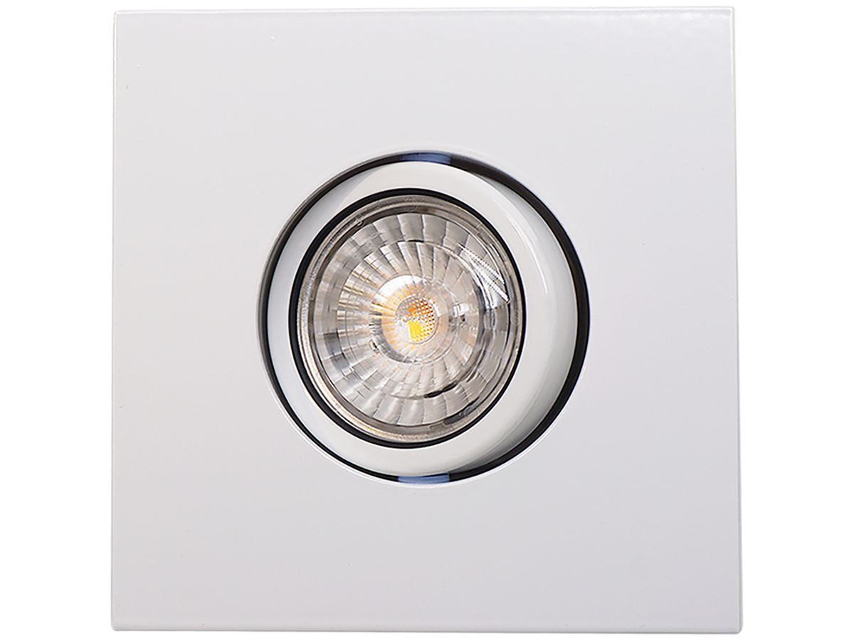 EB-LED-Leuchte Quadra Vari GU10 7W 230V ohne Leuchtmittel, weiss