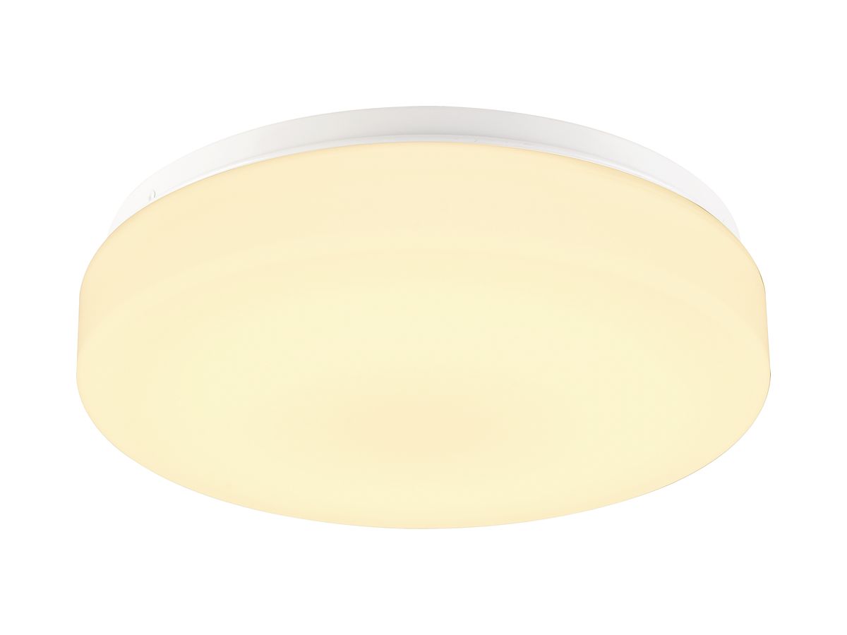 LED-Decken-/Wandleuchte SLV LIPSY 30 DRUM 15W 1600lm 3000/4000K IP44 300mm weiss