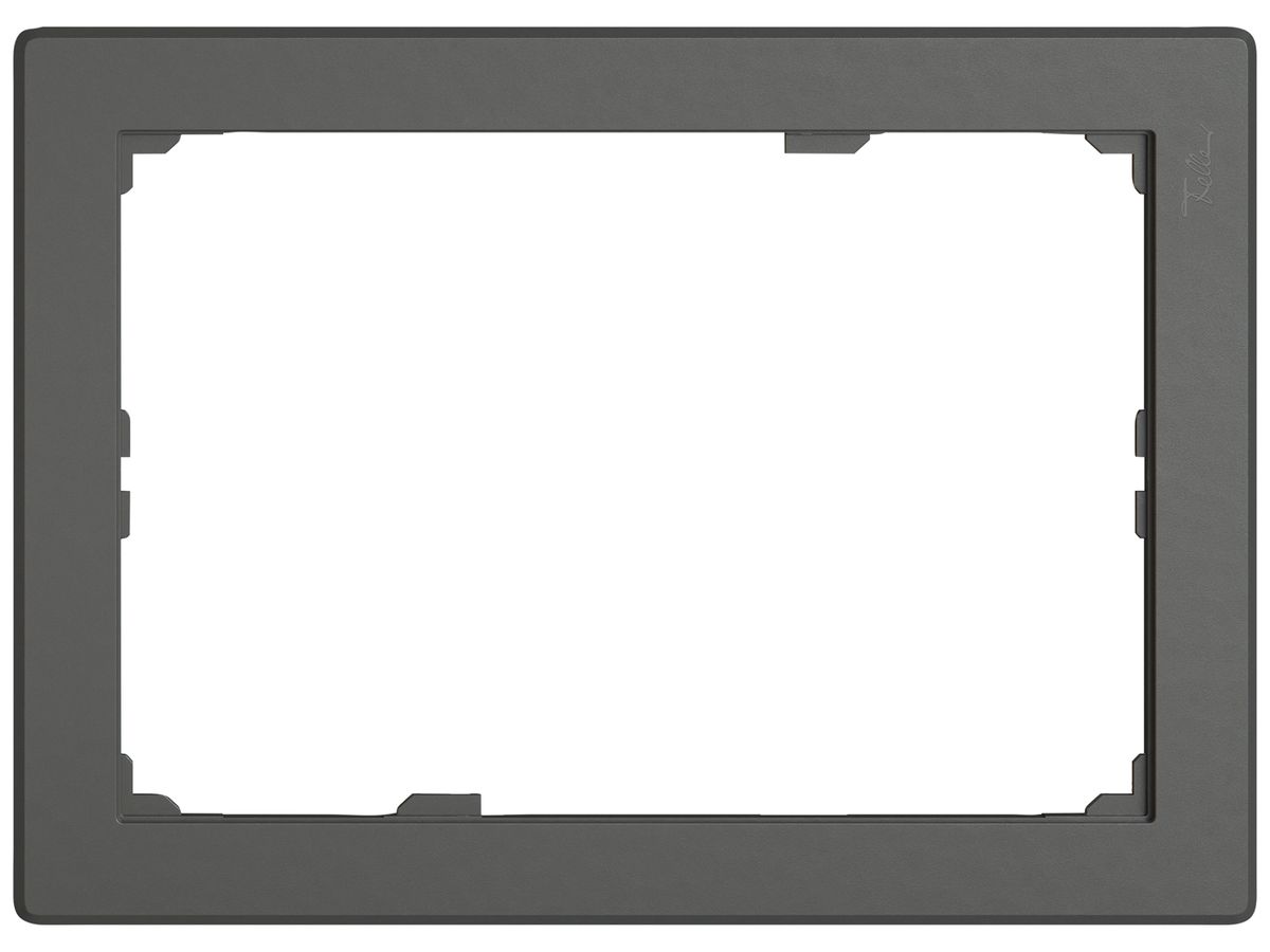 Frontplatte EDIZIO.liv SNAPFIX® für KNX-Panel 7" 120×180 mm dgu