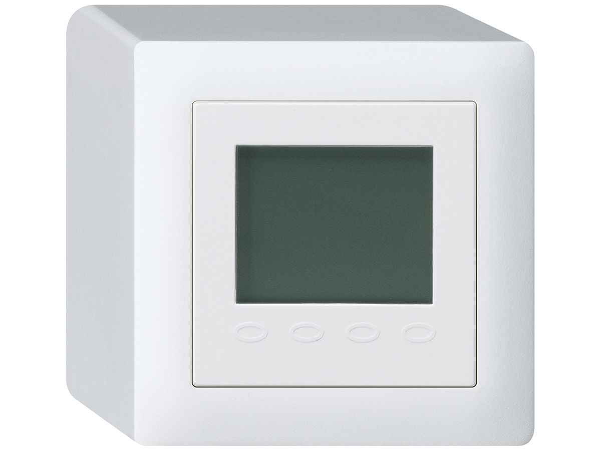 AP-Raumthermostat Hager kallysto Q mit Display ultraweiss