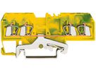 Durchgangsklemme WAGO 4L 2.5mm² grün-gelb