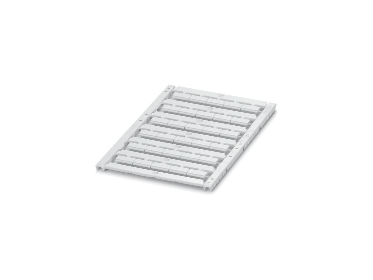 Bezeichnungskarte UCT-TMF 12 weiss für Klemmen 11.2×4.7mm