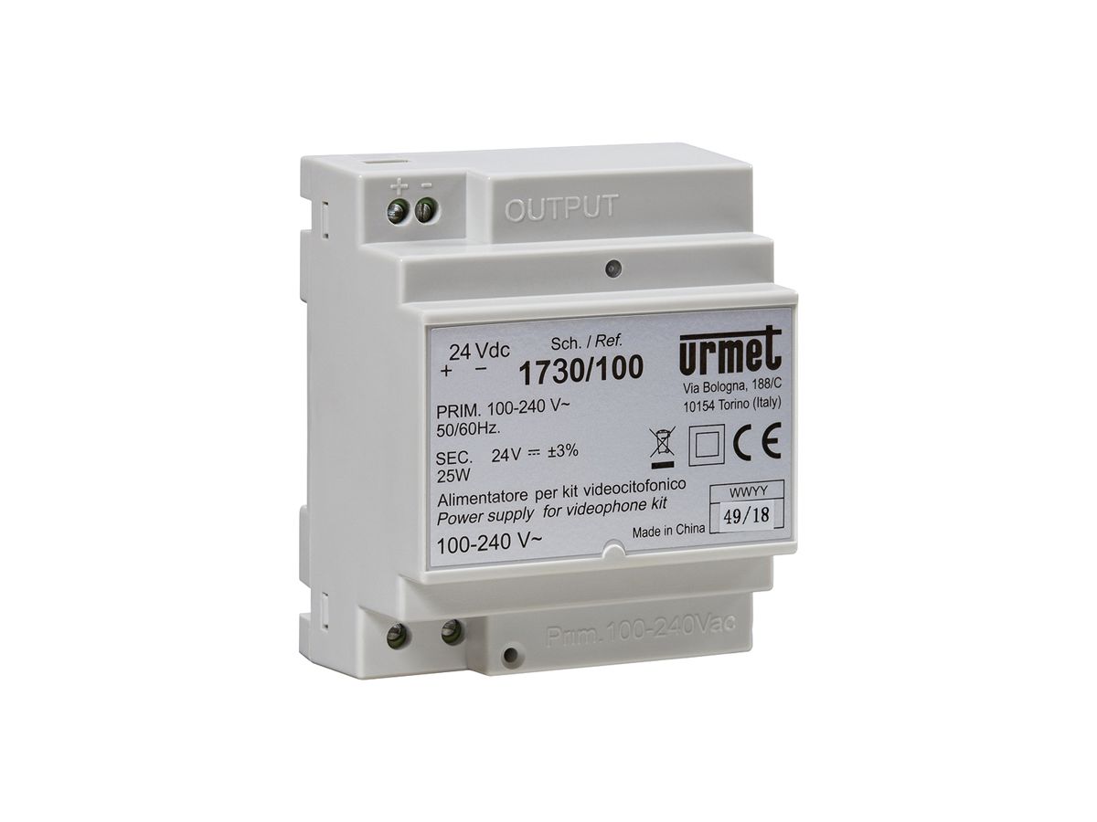 REG-Netzgerät Urmet Zusatz 230VAC/24VDC 1TE