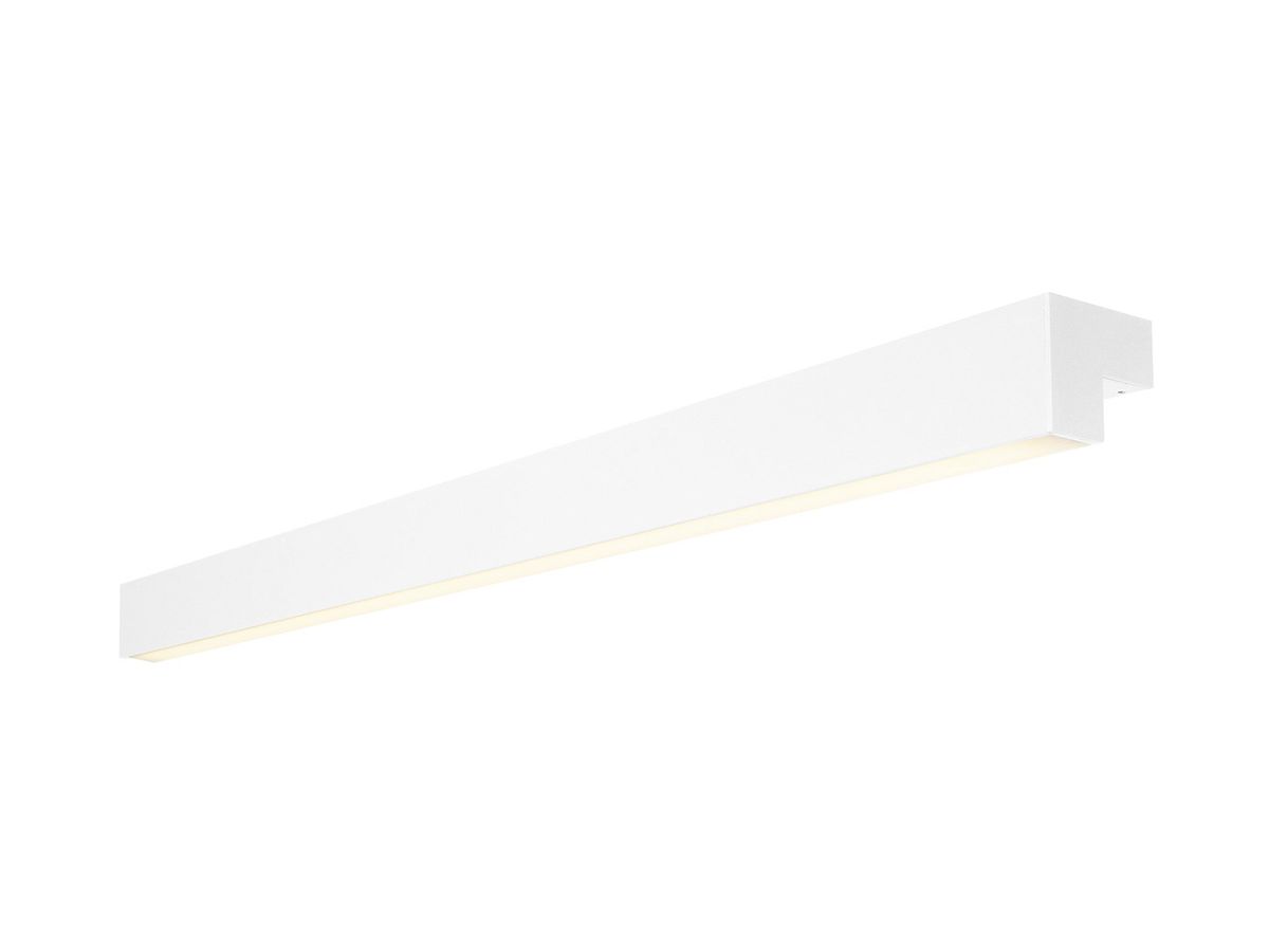 LED-Wandleuchte SLV L-LINE 120 19W 1650lm 3000K IP44 1200mm weiss