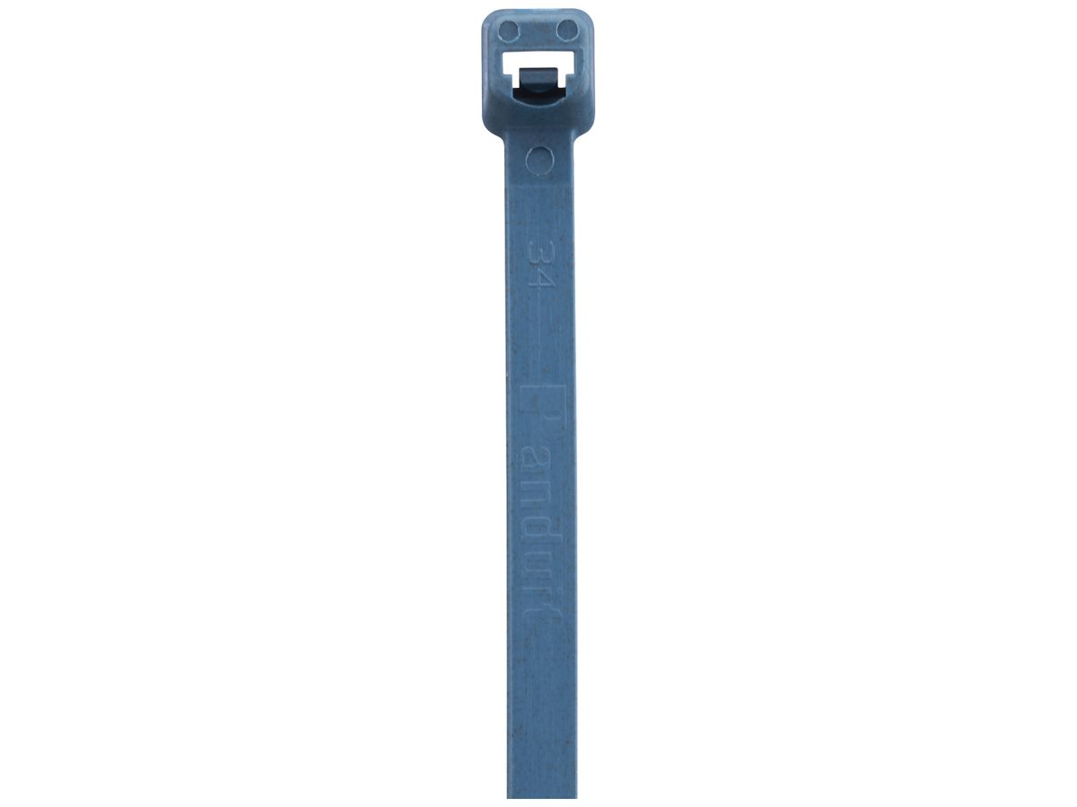Kabelbinder Panduit 4.8×291mm metalldetektierbar, antimikrobiell Nylon blau