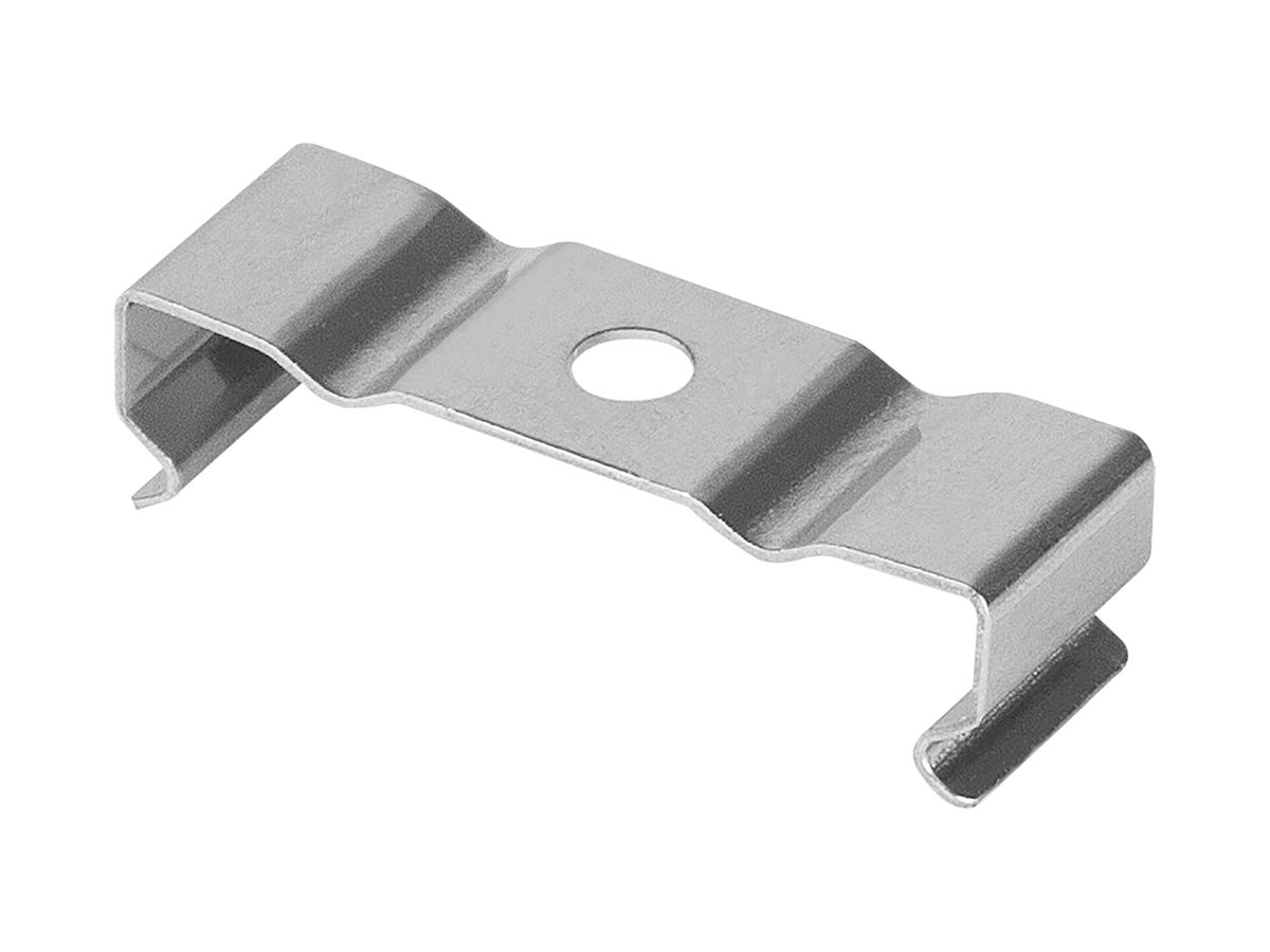 Montageclip LDV PW02/MB, zu Flansch-Profil PW02, silber