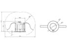 EB-Präsenzsensor Theben PlanoSpot 360 DALI-2 S, Ø76×134mm, weiss