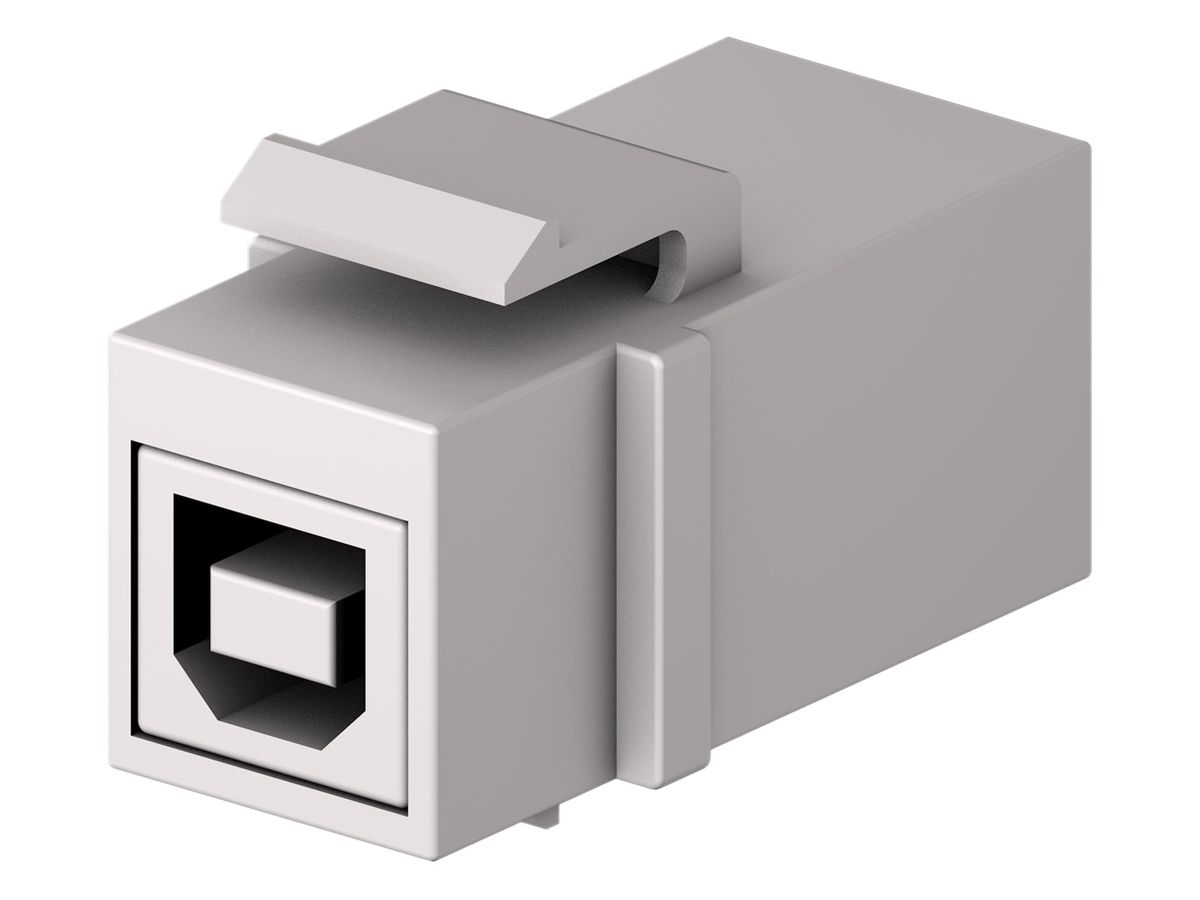 USB-Modul Cecoflex AVM-0009, Keystone, USB-B/USB-A 2.0, weiss