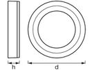 LED-Decken-/Wandleuchte LDV LED COLOR + WHITE RD, 400mm 38W