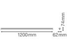 LED-Lichtleiste LEDVANCE LINEAR Gen2 27W 4050lm 830/835/840 1168mm weiss