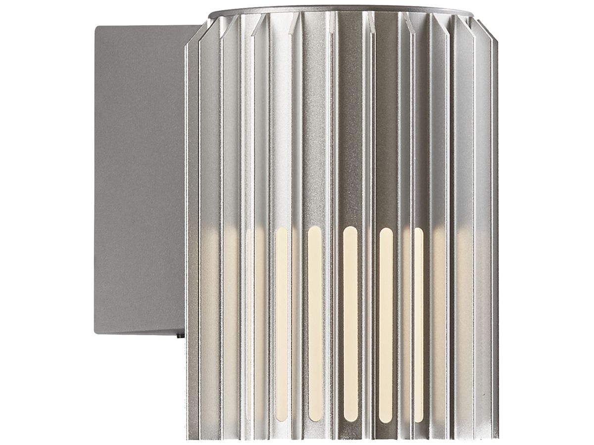 Wandleuchte Nordlux ALUDRA 1×E27 15W IP54 Ø124mm Aluminium