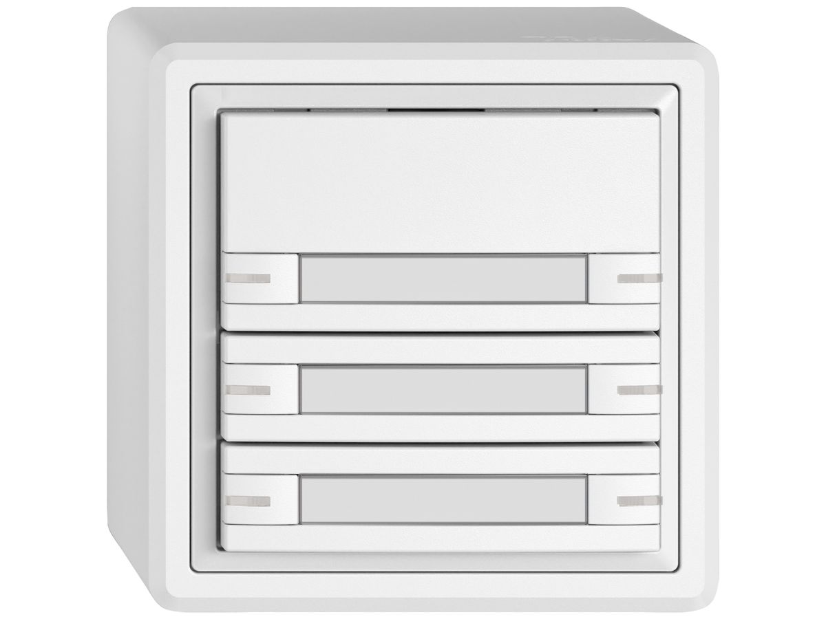 AP-KNX-Taster RGB EDIZIO.liv SNAPFIX® Temperaturfüh.RGB-LED Pap.6×T 1-Tbed.ws