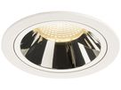 LED-Downlight SLV NUMINOS L 25.4W 2200lm 3000K 20° DIM Ø130×85mm ws/Cr