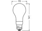LED-Lampe LEDVANCE CLAS A E27 18W 2452lm 2700K DIM Ø70×128mm Typ A mattiert