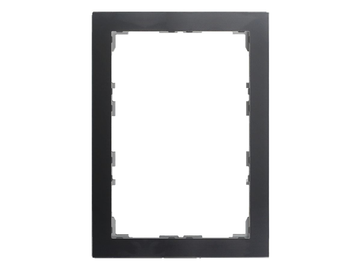 Abdeckrahmen 3×2 Touchpanel II KNX Prestige glas schwarz