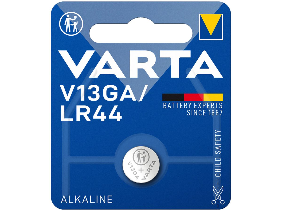 Knopfzelle Alkali VARTA Electronics V13GA 1.5V Blister à 1 Stück