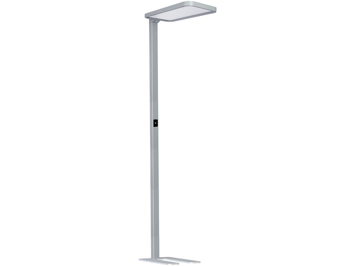 LED-Stehleuchte DOTLUX STUDIObutler 80W 8800lm 4000K silber