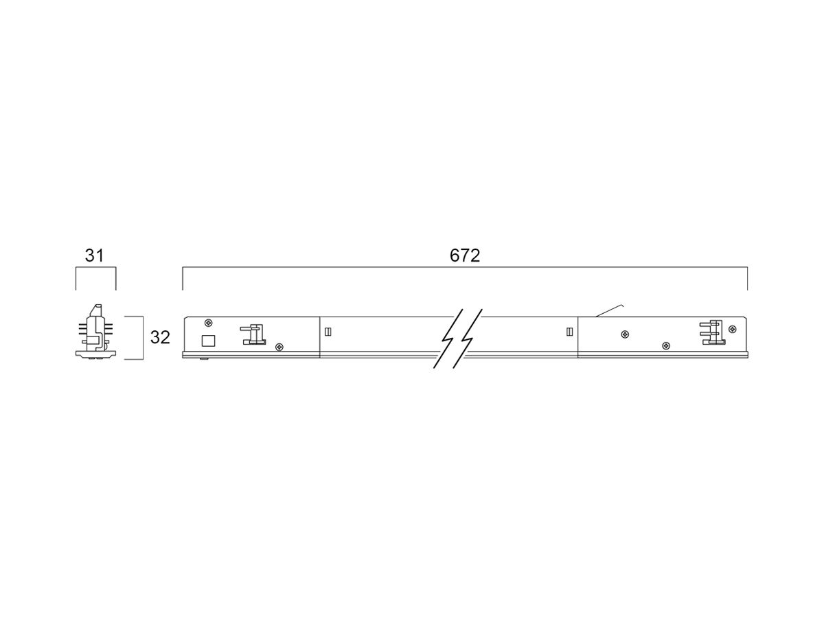 LED-Betriebsgerät Sylvania Pixo Line 17…50W 350…1050mA DALI AD3PH weiss