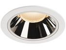 LED-Downlight SLV NUMINOS XL 37.4W 3400lm 2700K 20° DIM Ø160×108mm ws/Cr