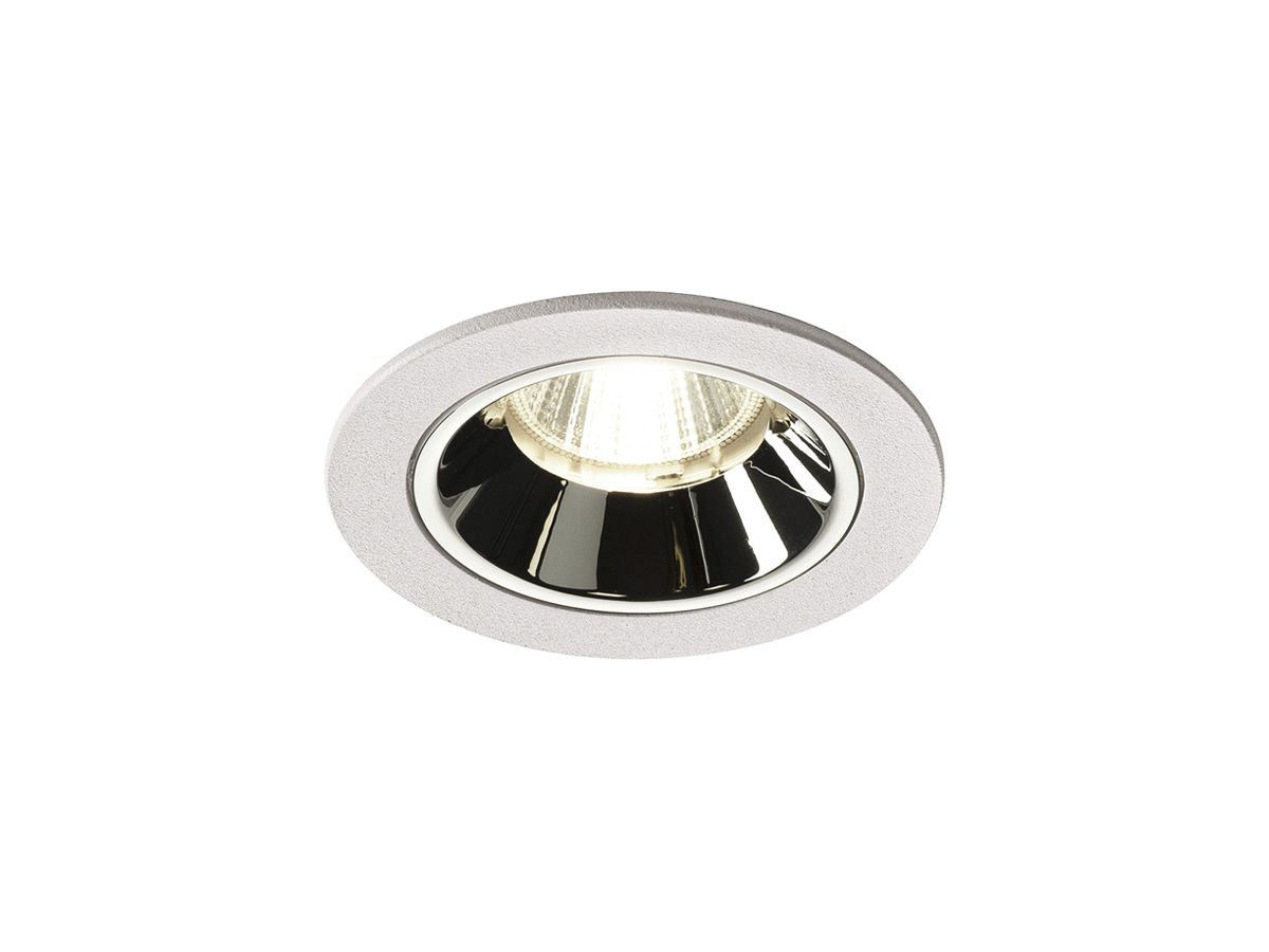 LED-Downlight SLV NUMINOS S 8.6W 750lm 4000K 20° DIM Ø80×52mm ws/Cr