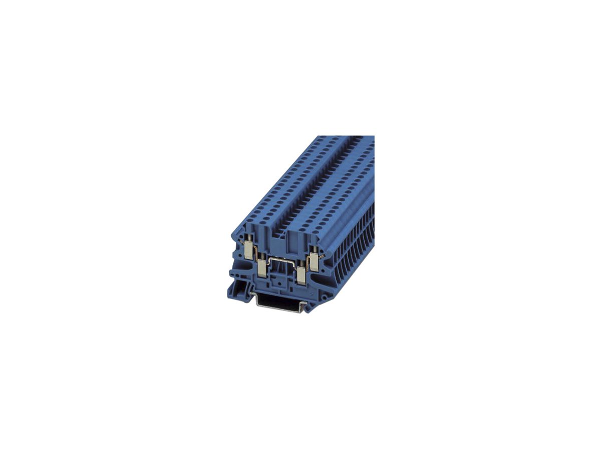Durchgangsreihenklemme 0.14…4mm² blau UT 2.5-QUATTRO BU