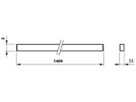 LED-Deckenleuchte Philips SM530C 30.5W 4300lm 4000K DALI weiss