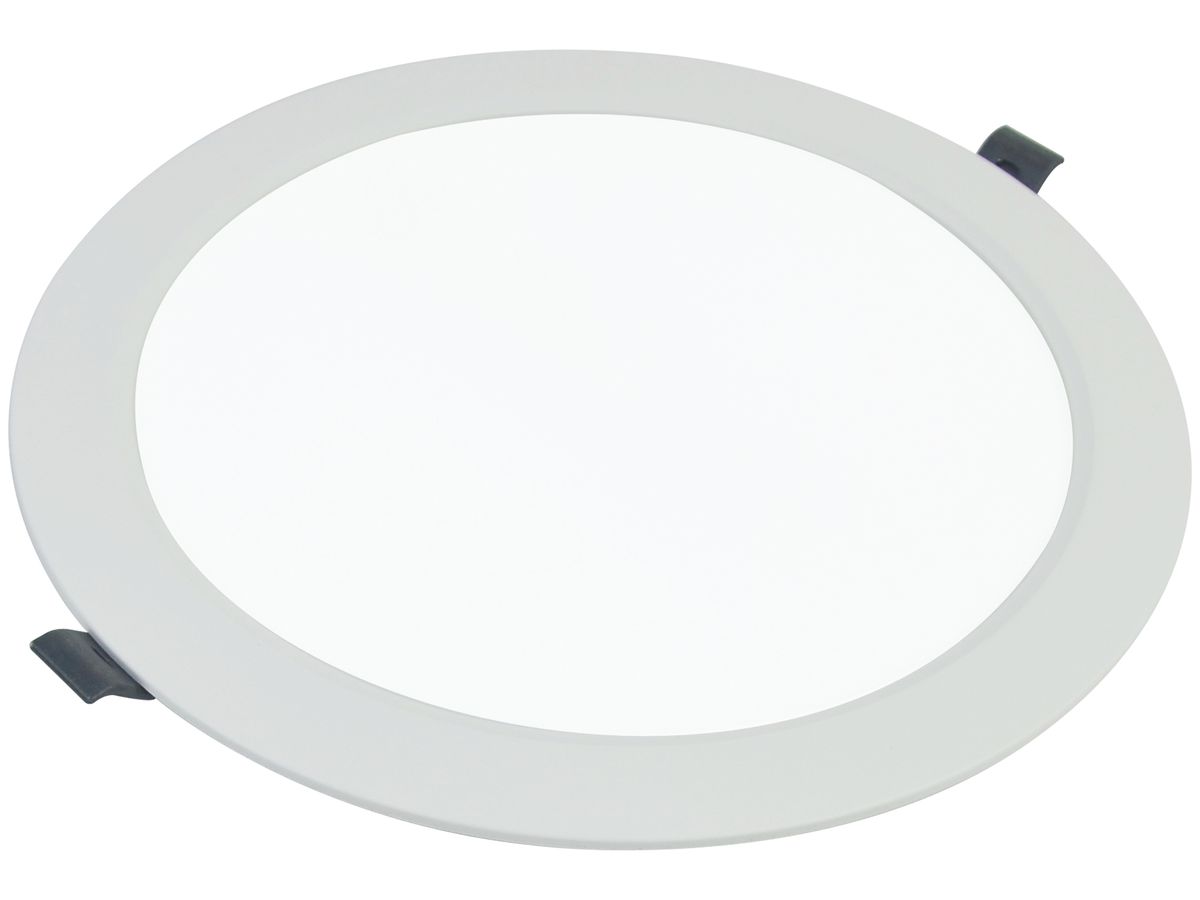 LED-Downlight DOTLUX CIRCLEflat 6W 290lm 3000K 120° inkl. Treiber weiss