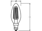 LED-Lampe PARATHOM CLASSIC B40 FIL CLEAR E14 4W 827 470lm
