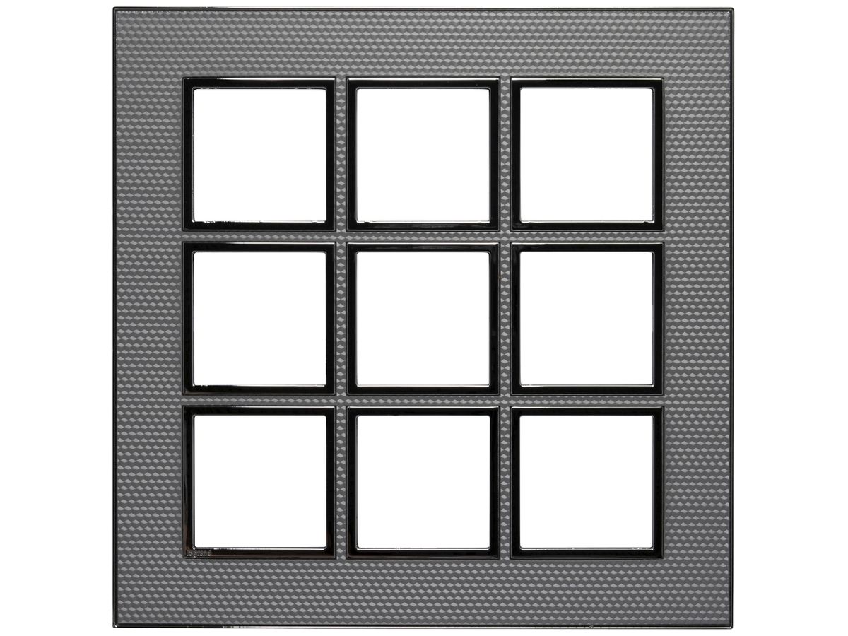 UP-Kopfzeile Legrand Arteor 3×3 horizontal und vertikal 213×213mm Cube