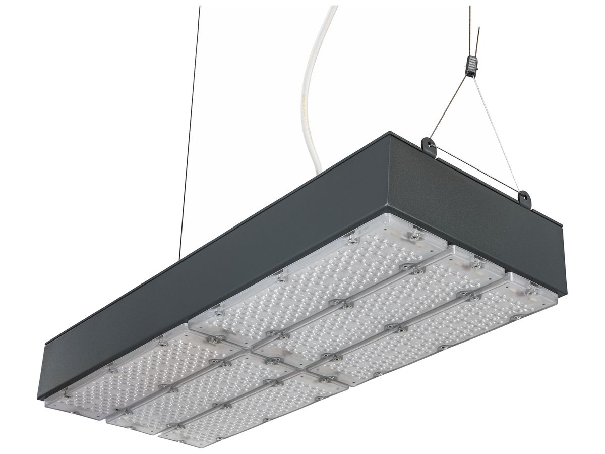 LED-Hallenstrahler Sylvania KubiXx AISLE 188W 32500lm 840 IP65 DALI 650×280