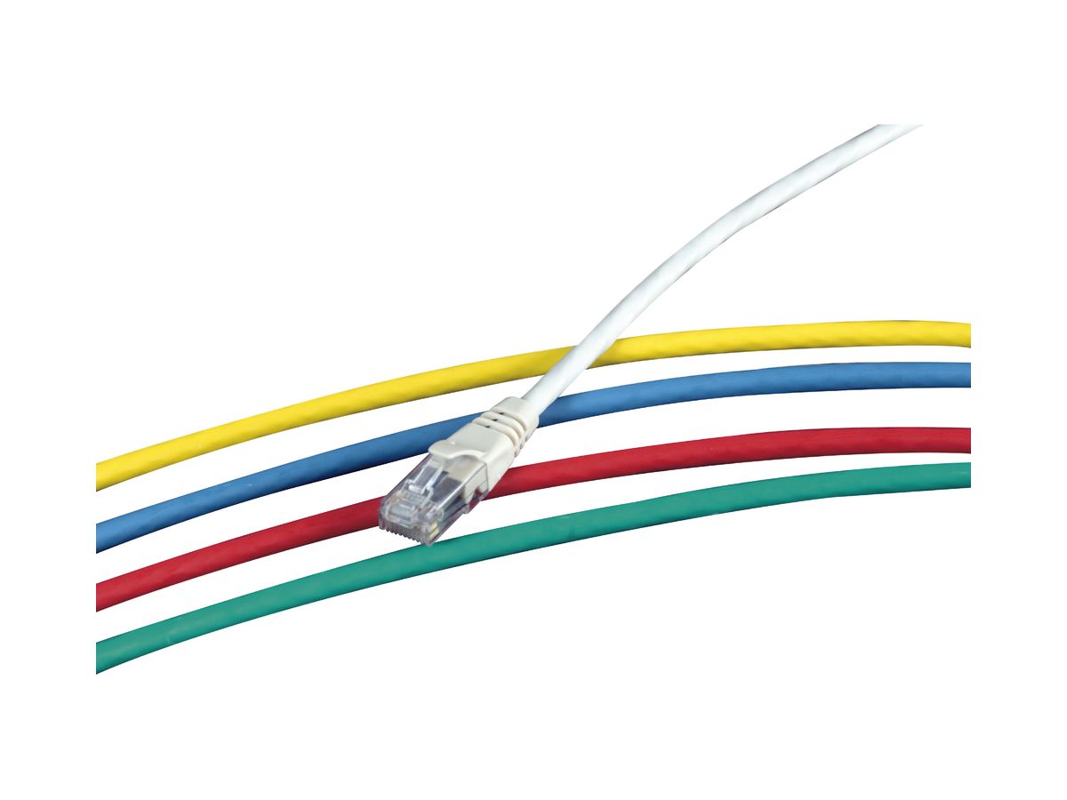 Patchkabel Kat.6a U/UTP RJ45 2m gelb