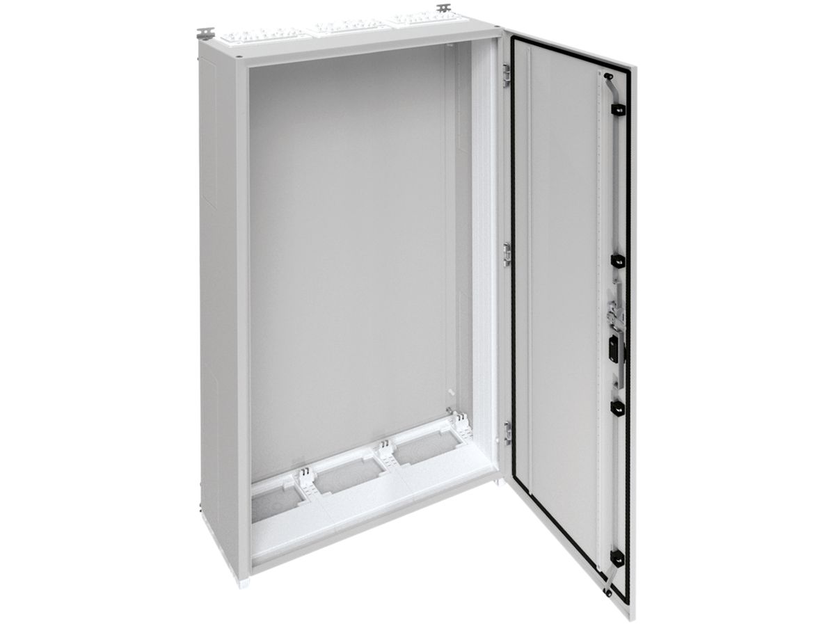 Wandschrank Hager univers mit Volltür SK I IP55 1550×800×275mm RAL 7035